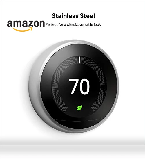 Learning Thermostat - 3rd Gen - Programmable Smart Thermostat — Smart Climate Control, Google Nest