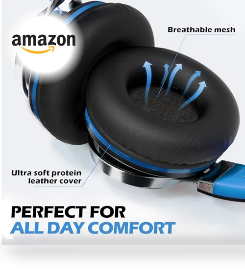 On-Ear Wired Headphones with Microphone and Volume Control — In-Ear Headphones, AILIHEN