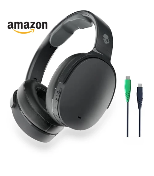 Over-Ear Noise Cancelling Wireless Headphones with 22 Hr Battery — In-Ear Headphones, Skullcandy