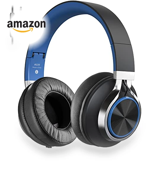 Over-Ear Wired Headphones with Microphone, Noise Isolation — In-Ear Headphones, COOSII