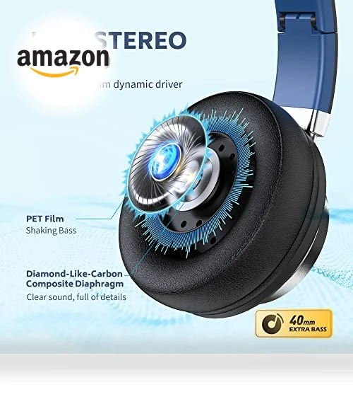 Over-Ear Wired Headphones with Microphone, Noise Isolation — In-Ear Headphones, COOSII