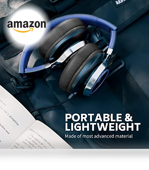 Over-Ear Wired Headphones with Microphone, Noise Isolation — In-Ear Headphones, COOSII
