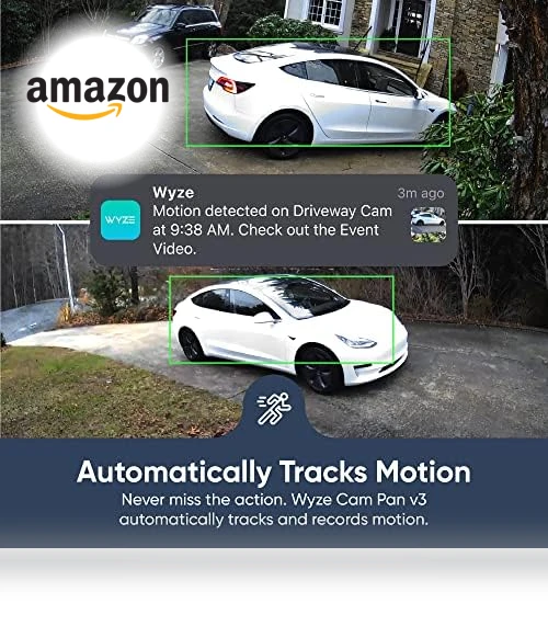 Pan/Tilt/Zoom Wi-Fi Smart Home Security Camera with Color Night Vision, 2-Way Audio — Smart Home Security, Wyze