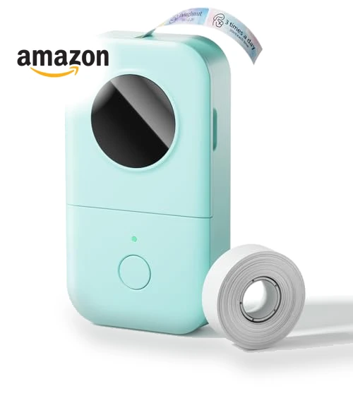 Portable Bluetooth Mini Label Printer, Smart Phone Handheld Thermal Sticker Small Labeler — Label, Phomemo