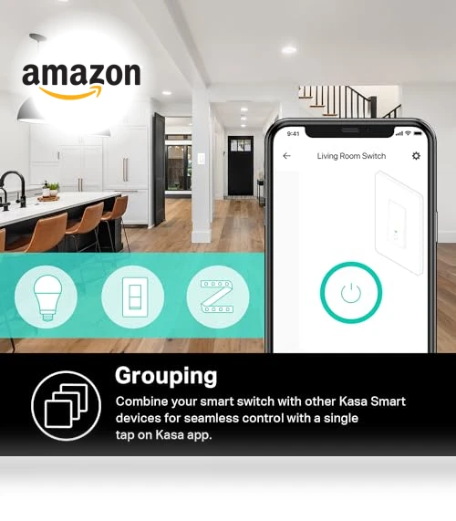 Smart 3 Way Switch Kit with Neutral Wire, Wi-Fi Light Switch for Alexa and Google Home — Smart Home Hubs & Controllers, TP-Link