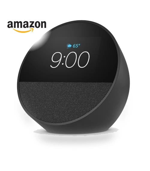 Smart Alarm Clock with Alexa, Big Vibrant Sound — Alarm, Amazon
