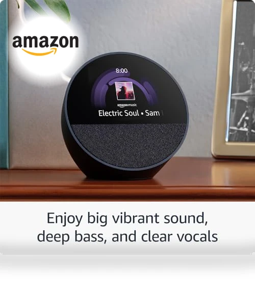 Smart Alarm Clock with Alexa, Big Vibrant Sound — Alarm, Amazon