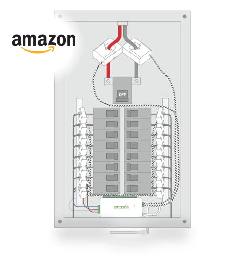 Smart Home Energy Monitor with 16 50A Circuit Level Sensors — Smart Home Security, Emporia