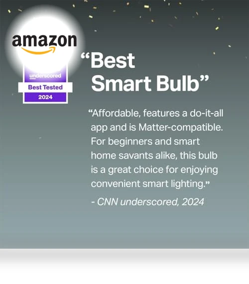Smart Light Bulbs 16M Colors WiFi, Dimmable, Matter-Certified — LED, Tapo