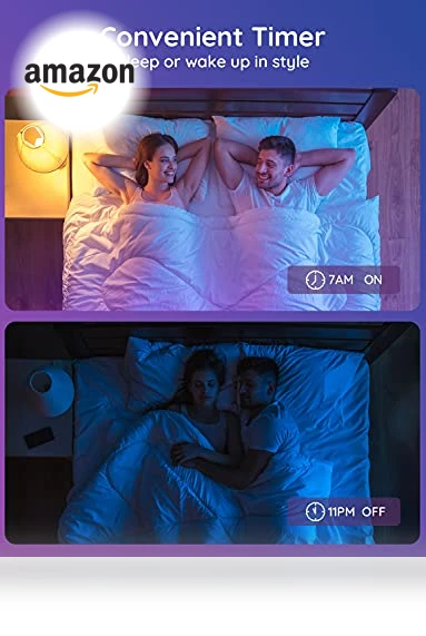 Smart Light Bulbs, Color Changing LED Bulbs, WiFi & Bluetooth, Music Sync, A19, 4 Pack — LED, Govee