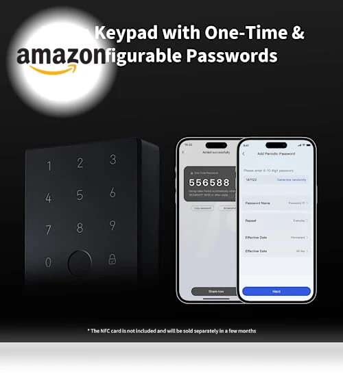 Smart Lock U100, Fingerprint Keyless Entry Door Lock with Apple Home Key — Smart Home Security, Aqara