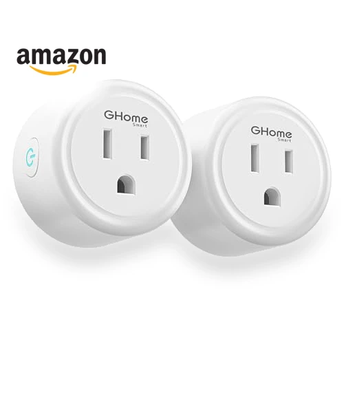 Smart Plug 5GHz, 15A WiFi Smart Plugs Compatible with Alexa and Google Home — Smart Home Hubs & Controllers, GHome Smart