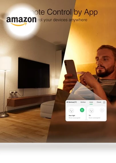 Smart Plug 5GHz, 15A WiFi Smart Plugs Compatible with Alexa and Google Home — Smart Home Hubs & Controllers, GHome Smart