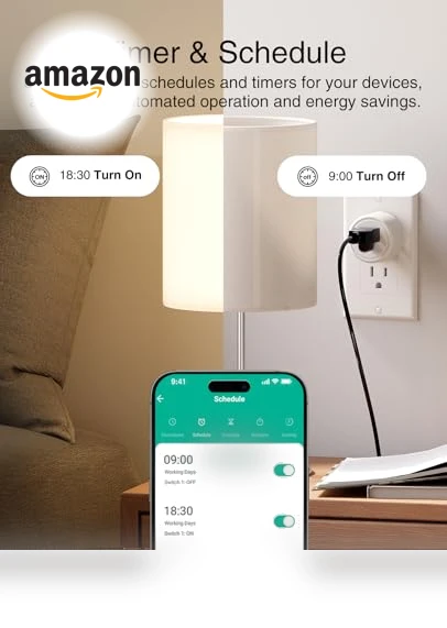 Smart Plug 5GHz, 15A WiFi Smart Plugs Compatible with Alexa and Google Home — Smart Home Hubs & Controllers, GHome Smart