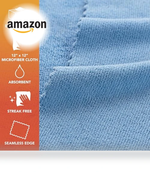 Smart Rags Microfiber Cleaning Cloths - Pack of 50, Lint Free, Scratch & Streak-Free — Microfiber, Arkwright LLC