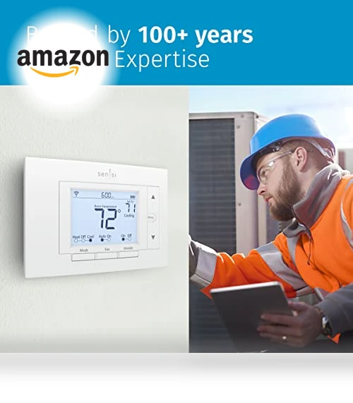Smart Thermostat, Wi-Fi, Programmable, Works With Alexa, Energy Star Certified — Smart Climate Control, Emerson