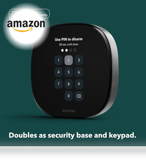 Smart Thermostat with Air Quality Monitor and Smart Sensor — Home Climate Control, ecobee