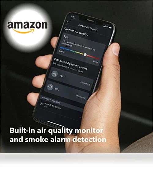 Smart Thermostat with Air Quality Monitor and Smart Sensor — Home Climate Control, ecobee