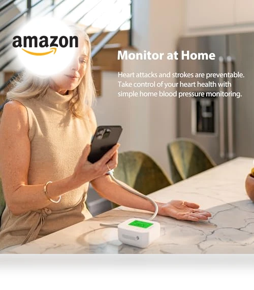 Smart Upper Arm Blood Pressure Monitor with Wide Range Cuff — Fitness & Activity Monitors, iHealth