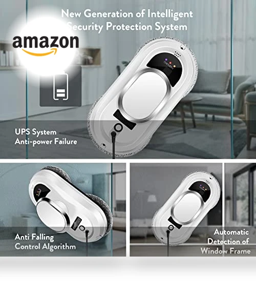 Smart Window Cleaning Robot with 5600Pa Suction, Remote Control — Smart Cleaning Robots, CHOVERY