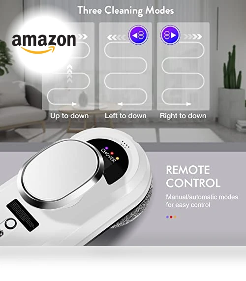 Smart Window Cleaning Robot with 5600Pa Suction, Remote Control — Smart Cleaning Robots, CHOVERY