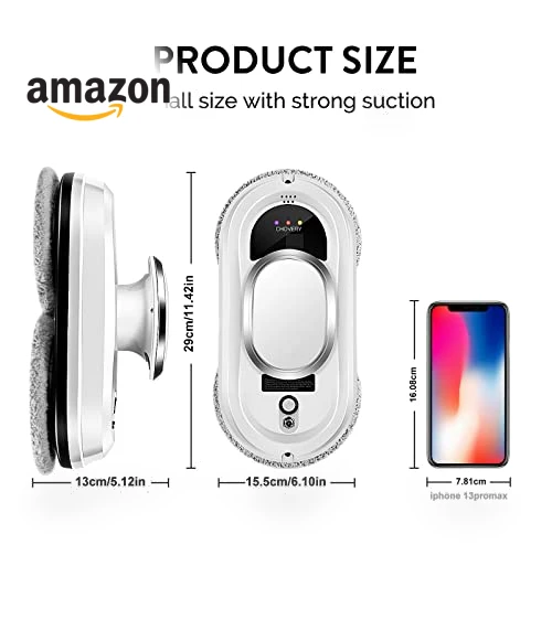 Smart Window Cleaning Robot with 5600Pa Suction, Remote Control — Smart Cleaning Robots, CHOVERY
