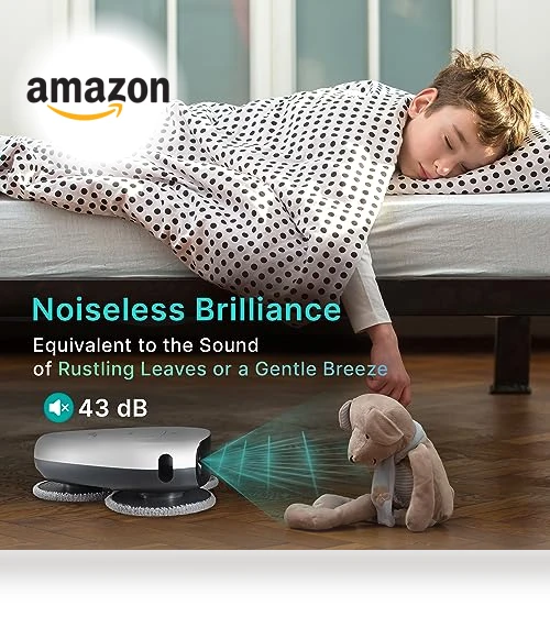Three-Spin Robot Mop - Ultra Quiet Smart Mopping Robot Cleaner — Smart Cleaning Robots, EVERYBOT
