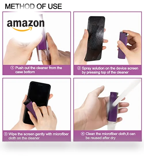 Touchscreen Cleaner Mist Spray Kit for Electronics — Screen Filters, walrfid
