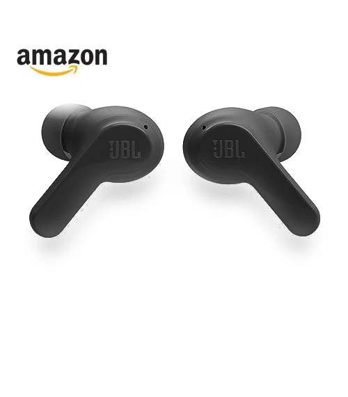 True Wireless Earbuds with Deep Bass Sound, Bluetooth 5.2, Water Resistant — In-Ear Headphones, JBL