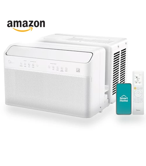 U Shaped Smart Inverter Window Air Conditioner — Window, Midea