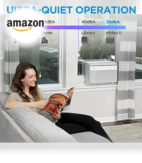 U Shaped Smart Inverter Window Air Conditioner — Window, Midea