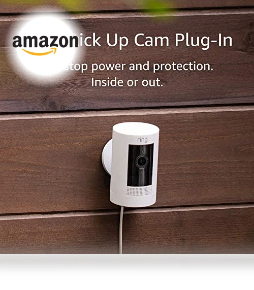 Weather-Resistant Outdoor Camera with Color Night Vision and Two-way Talk — Smart Home Security, Ring