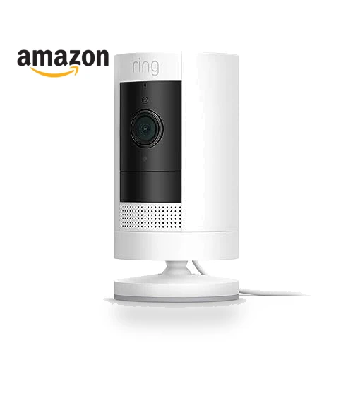Weather-Resistant Outdoor Camera with Color Night Vision and Two-way Talk — Smart Home Security, Ring