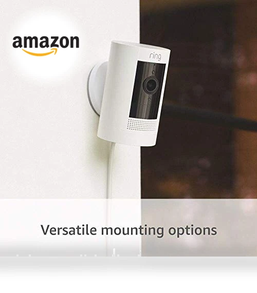Weather-Resistant Outdoor Camera with Color Night Vision and Two-way Talk — Smart Home Security, Ring