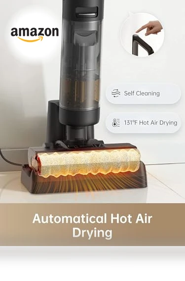Wet Dry Vacuum Cleaner, Cordless Vacuum Mop All in One, Smart Floor Cleaner for Hard Floor — Sweepers, Dreame