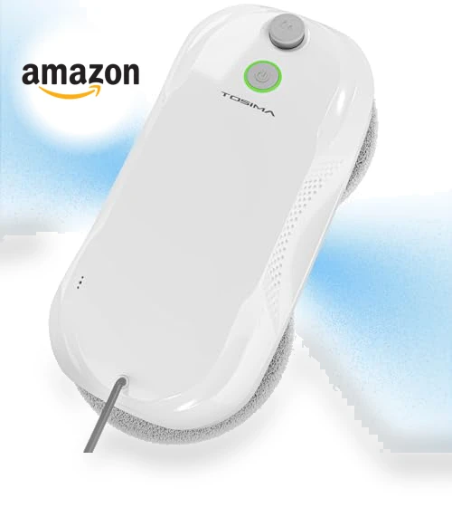 Window Cleaning Robot with Auto-Spray, Smart Navigation, Triple Safety System — Auto Glass Maintenance, TOSIMA
