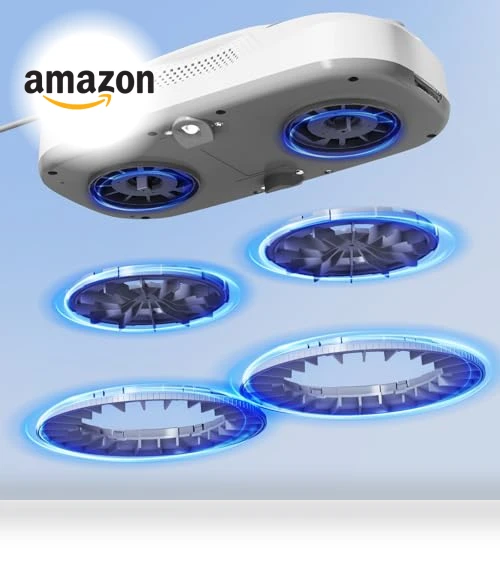 Window Cleaning Robot with Auto-Spray, Smart Navigation, Triple Safety System — Auto Glass Maintenance, TOSIMA