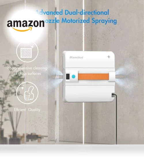 Window Cleaning Robot with Smart Spray Technology and App Control — Smart Cleaning Robots, Mamibot