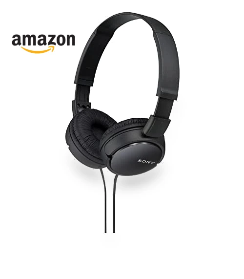 Wired On-Ear Headphones with 3.5mm Jack, Lightweight Design — On-Ear Headphones, Sony