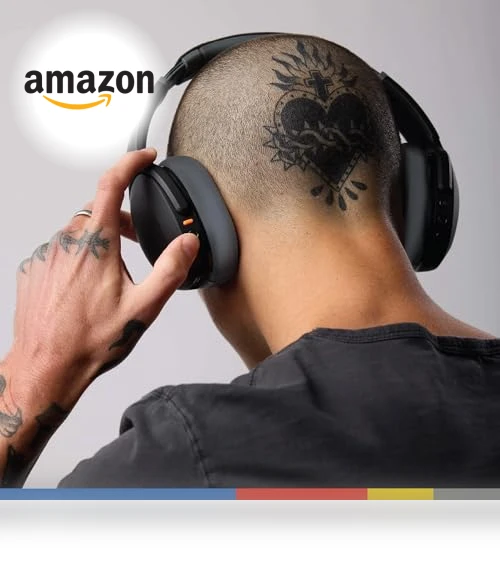 Wireless Bluetooth Headphones with Sensory Bass, 40 Hr Battery — In-Ear Headphones, Skullcandy