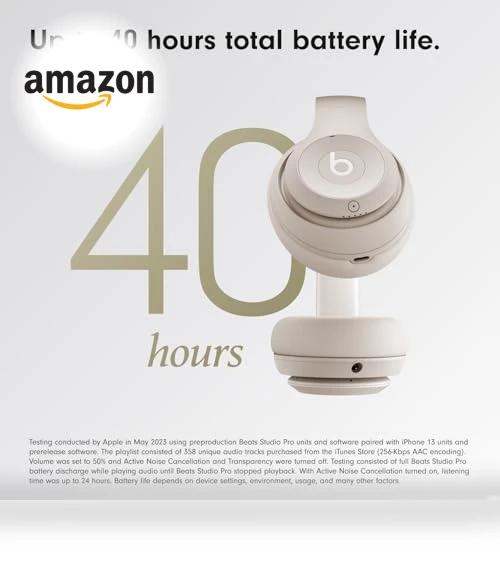 Wireless Bluetooth Noise Cancelling Headphones with Personalized Spatial Audio — In-Ear Headphones, Beats