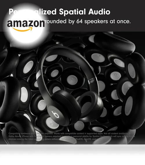 Wireless Bluetooth On-Ear Headphones with 50 Hours Battery Life — In-Ear Headphones, Beats