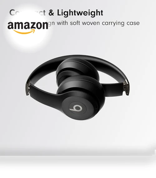 Wireless Bluetooth On-Ear Headphones with 50 Hours Battery Life — In-Ear Headphones, Beats