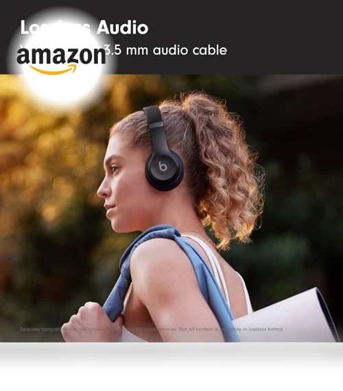 Wireless Bluetooth On-Ear Headphones with 50 Hours Battery Life — In-Ear Headphones, Beats