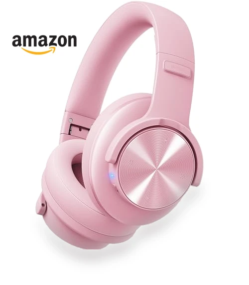 Wireless Bluetooth Over-Ear Headphones with 120H Playtime, Deep Bass — In-Ear Headphones, Picun