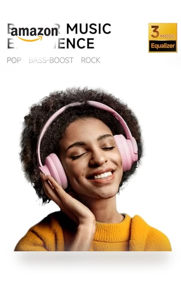 Wireless Bluetooth Over-Ear Headphones with 120H Playtime, Deep Bass — In-Ear Headphones, Picun