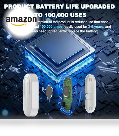 Wireless Door Sensor Chime with 500 FT Range, 26 Chimes, 5 Adjustable Volume — Kits, SanJie