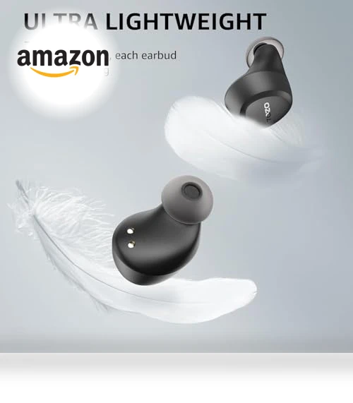 Wireless Earbuds Bluetooth 5.3 Light Weight IPX5 Waterproof with Charging Case — In-Ear Headphones, TOZO
