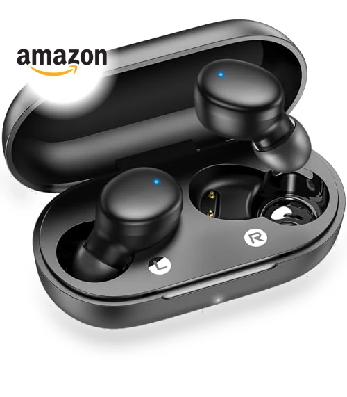Wireless Earbuds Bluetooth 5.3 with Deep Bass, Lightweight for Sports — In-Ear Headphones, kurdene