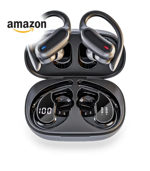 Wireless Earbuds Bluetooth 5.4 with IPX7 Waterproof, Noise Cancelling Mic — In-Ear Headphones, TRAUSI